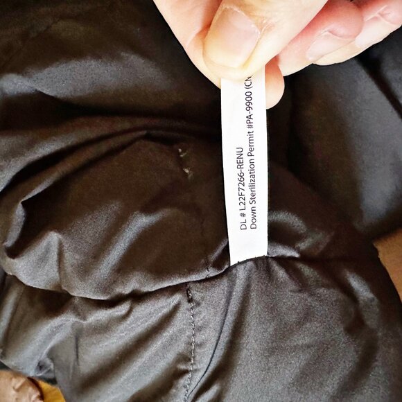 The North Face Women’s 2XL Arctic Parka Coat 600 Down Fill Black Jacket - Picture 12 of 16